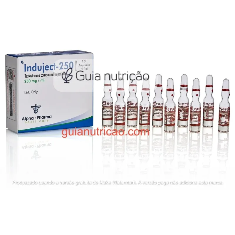Durateston (Induject) 10 Ampolas 250mg:ml - Alpha Pharma