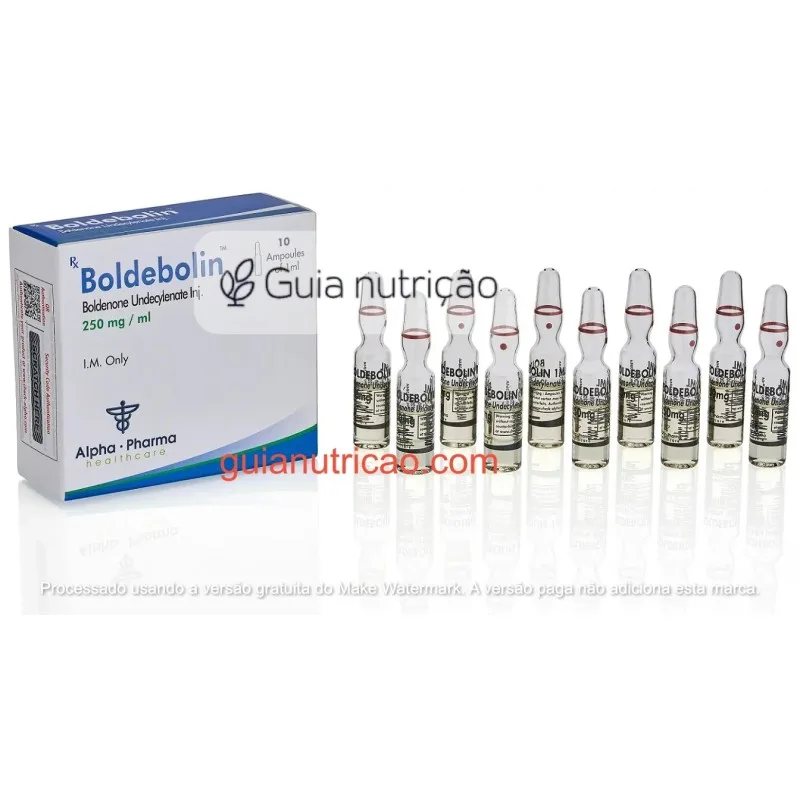 Undecilenato de Boldenona 10 Ampolas 250mg:ml - Alpha Pharma