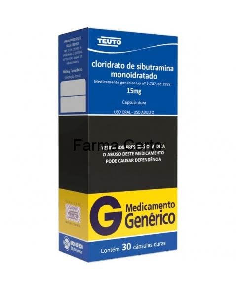 Sibutramina 15mg 30 caps teuto