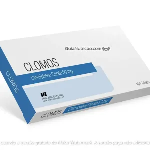 Citrato de clomifeno 50mg (Clomos) 100 Comprimidos - Pharmacom